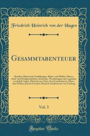 Cover of Gesammtabenteuer, Vol. 3