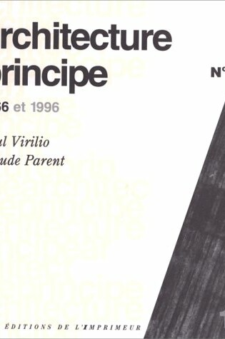 Cover of Architecture Principe