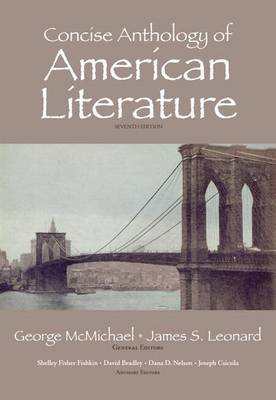 Book cover for Concise Anthology of American Literature Plus Myliteraturelab -- Access Card Package