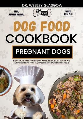 Book cover for Dog Food Cookbook for Pregnant Dogs