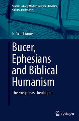 Book cover for Bucer, Ephesians and Biblical Humanism