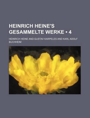 Book cover for Heinrich Heine's Gesammelte Werke (4)