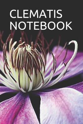 Book cover for Clematis Notebook