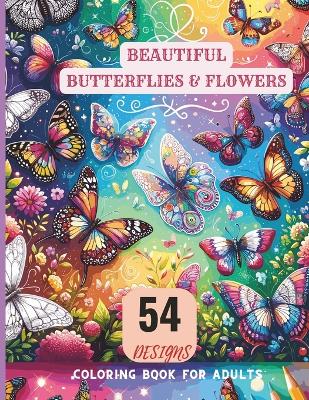 Book cover for Beautiful Butterflies & Flowers