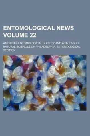 Cover of Entomological News Volume 22