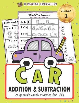 Book cover for Car Addition and Subtraction Grade 1