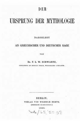 Cover of Der Ursprung der Mythologie