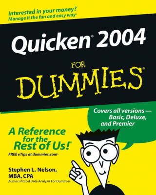 Book cover for Quicken 2004 For Dummies