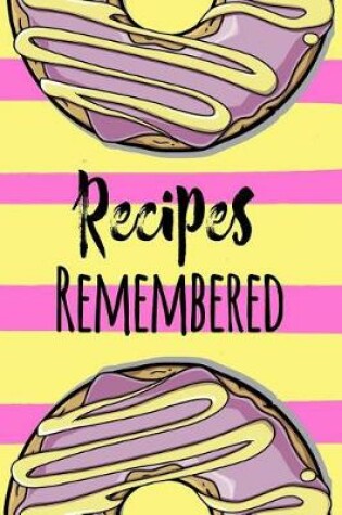Cover of Recipes Remembered