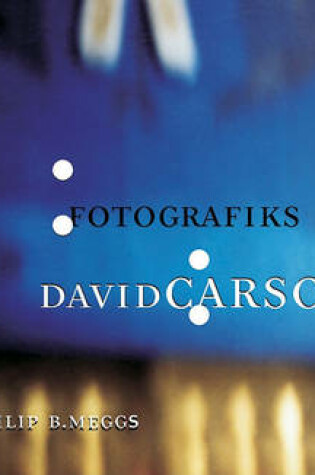 Cover of David Carson: Fotografiks