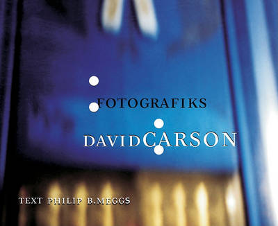 Book cover for David Carson: Fotografiks