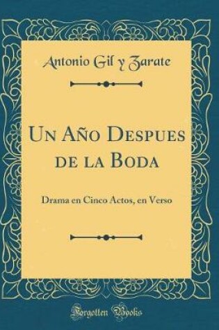 Cover of Un A�o Despues de la Boda