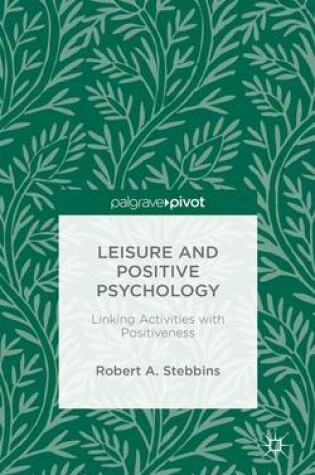 Cover of Leisure and Positive Psychology