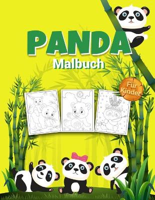 Book cover for Panda Malbuch für Kinder