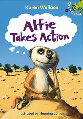Book cover for Alfie Takes Action