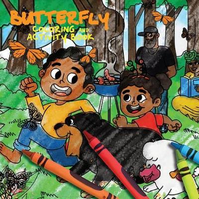 Book cover for Butterfly Coloring and Activity Book