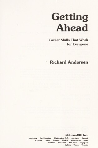 Cover of Getting Ahead