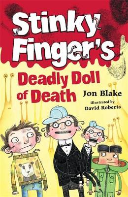 Book cover for Stinky Finger's Deadly Doll of Death