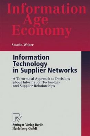 Cover of Information Technology in Supplier Networks