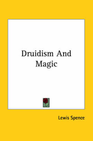 Cover of Druidism and Magic