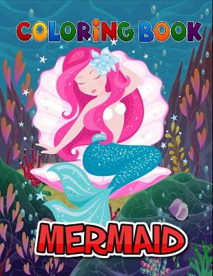 Book cover for Mermaid coloring book