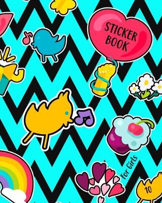 Book cover for Sticker Book For Girls 10