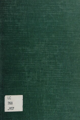 Cover of Moral Education in a Secular Society