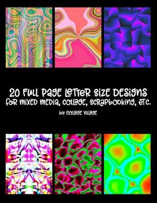 Book cover for 20 Full Page Letter Size Designs