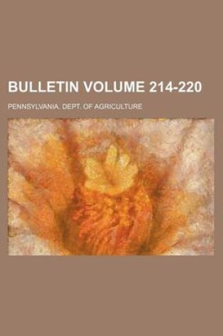 Cover of Bulletin Volume 214-220