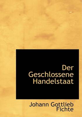 Book cover for Der Geschlossene Handelstaat