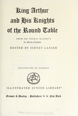 Book cover for King Arthur and His Knights of the Round Table