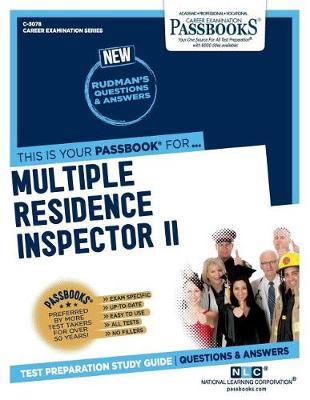 Book cover for Multiple Residence Inspector I (C-3078)