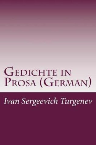 Cover of Gedichte in Prosa (German)