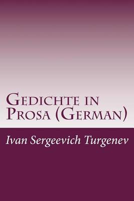 Book cover for Gedichte in Prosa (German)
