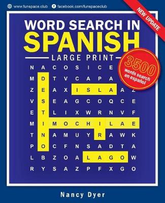 Book cover for Word Search in Spanish Large Print