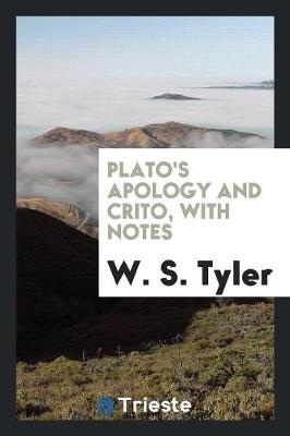 Book cover for Plato's Apology and Crito, with Notes