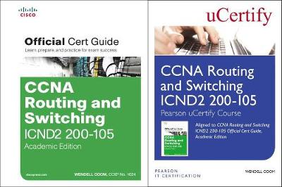 Book cover for CCNA Routing and Switching Icnd2 200-105 Pearson Ucertify Course and Textbook Academic Edition Bundle