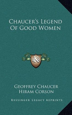 Book cover for Chaucer's Legend Of Good Women