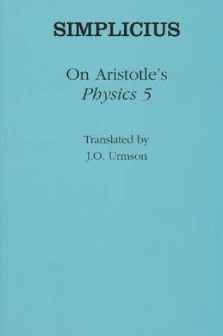 Cover of On Aristotle's "On Physics 5"