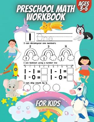 Book cover for Preschool Math Workbook For Kids