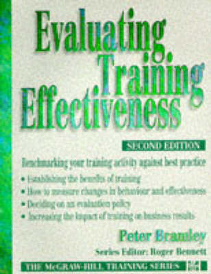 Book cover for Evaluating Training Effectiveness: Benchmarking Your Training Activity Against Best Practice