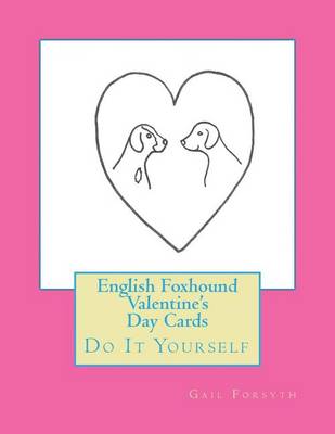 Book cover for English Foxhound Valentine's Day Cards