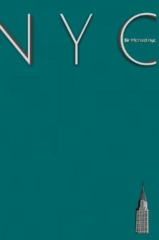 Cover of NYC Teal Chrysler building Graph Page style $ir Michael Limited edition