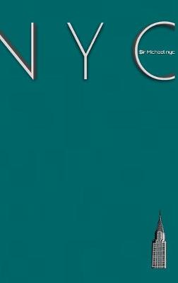 Book cover for NYC Teal Chrysler building Graph Page style $ir Michael Limited edition