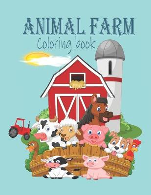Book cover for Animal Farm Coloring Book