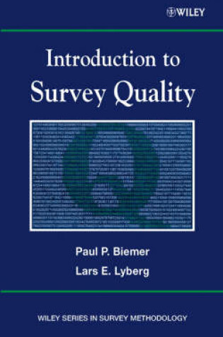 Cover of Introduction to Survey Quality