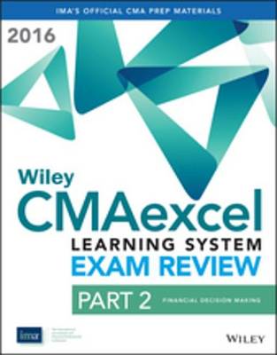 Book cover for Wiley CMAexcel Learning System Exam Review 2016