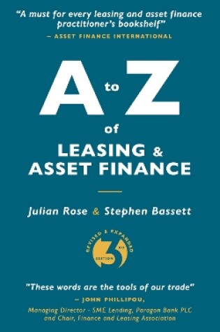 Cover of A to Z of Leasing and Asset Finance 3rd edition