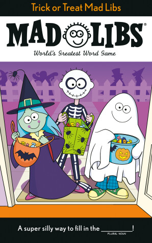 Book cover for Trick or Treat Mad Libs