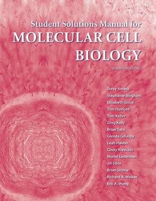 Book cover for Student Solutions Manual for Molecular Cell Biology